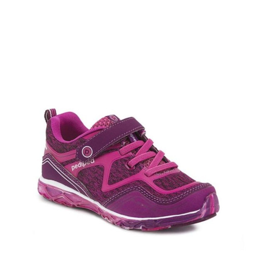 Kids Pediped Flex Trainers | Pediped Force Hot Pink