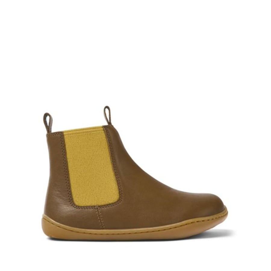 Kids Camper Boots | Camper Kids Peu Chelsea Boots Brown