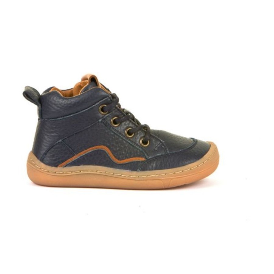 Kids Froddo Boots | Froddo Barefoot Lace Up Boot Navy