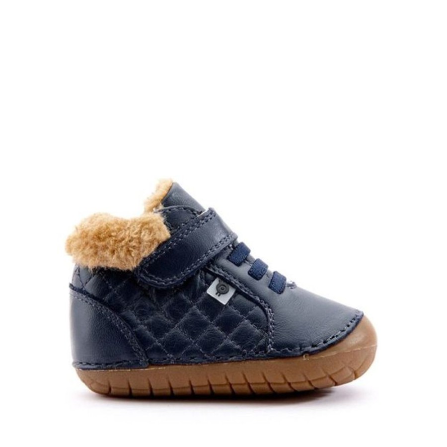 Kids Old Soles Pre-Walkers | Old Soles Flake Quilt Pave Boot Navy