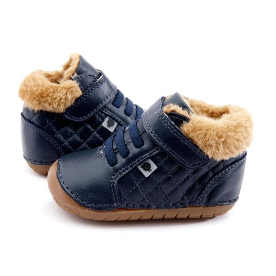 Kids Old Soles Pre-Walkers | Old Soles Flake Quilt Pave Boot Navy