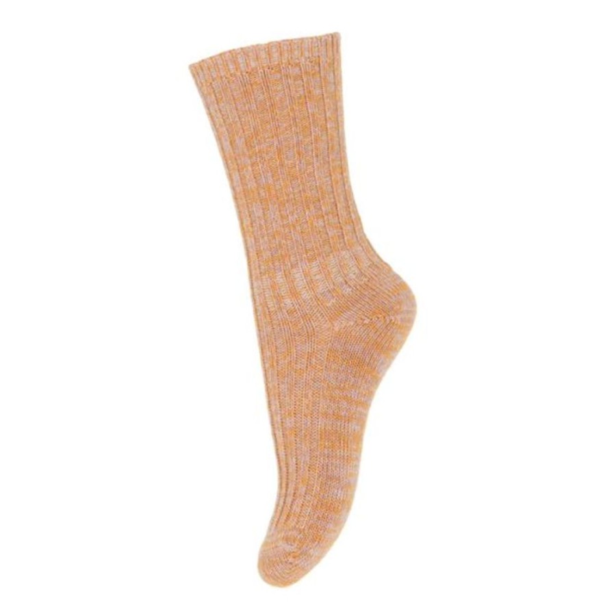 Accessories MP Denmark | Mp Denmark Heavy Knit Wool Rich Noa Socks Golden Spice