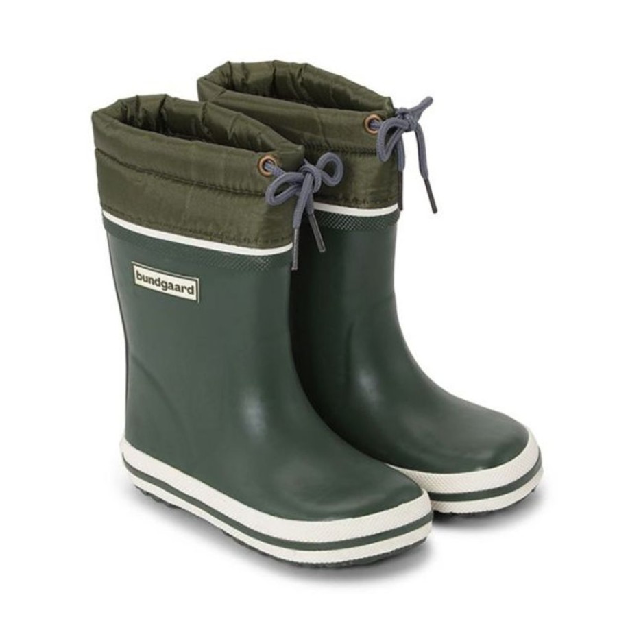 Kids Bundgaard Wellingtons | Bundgaard Cirro High Warm Wellingtons Army