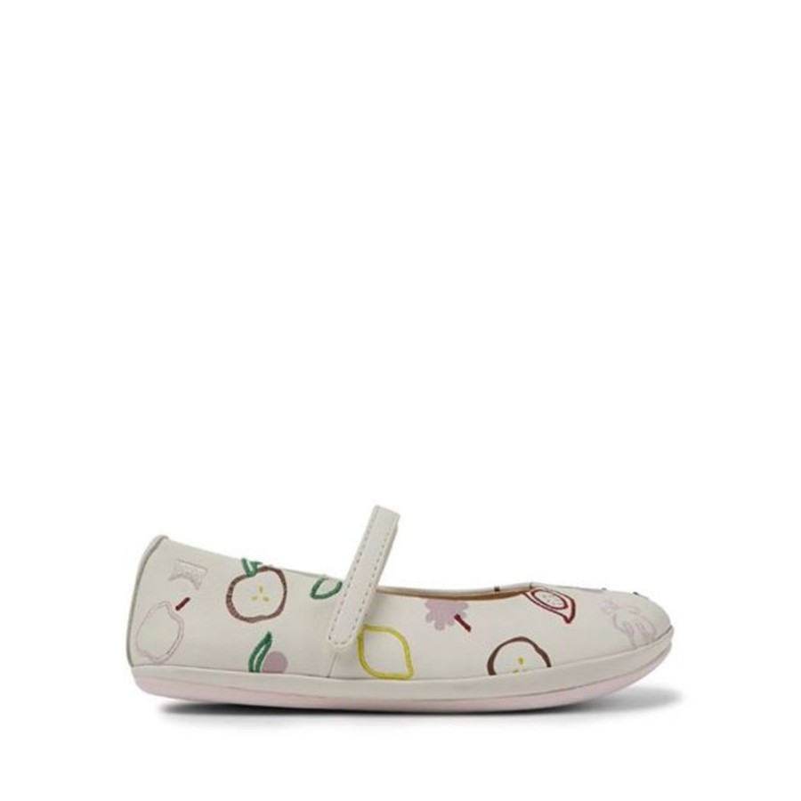 Kids Camper Party Shoes | Camper Kids Right Fruit White