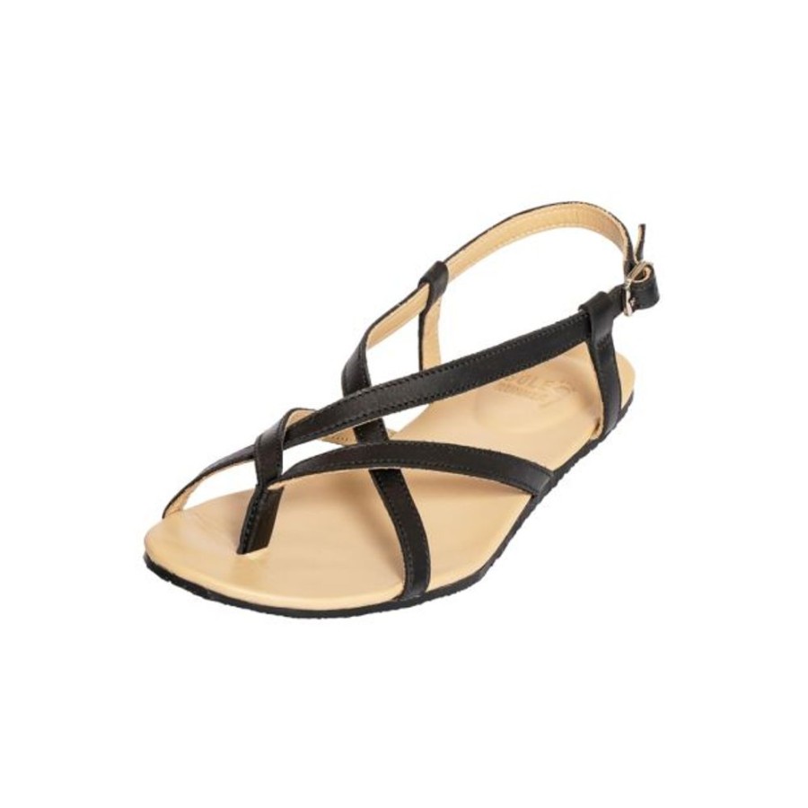 Adults Sole Runner Sandals | Sole Runner Ladies Rhea Sandal Black