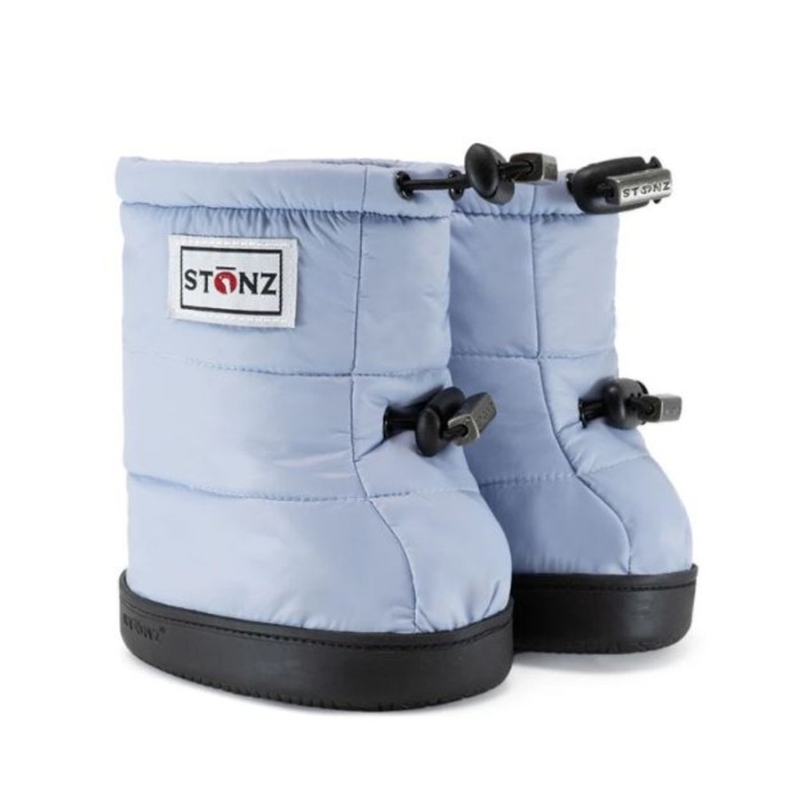 Kids Stonz Pre-Walkers | Stonz Puffer Booties Haze Blue