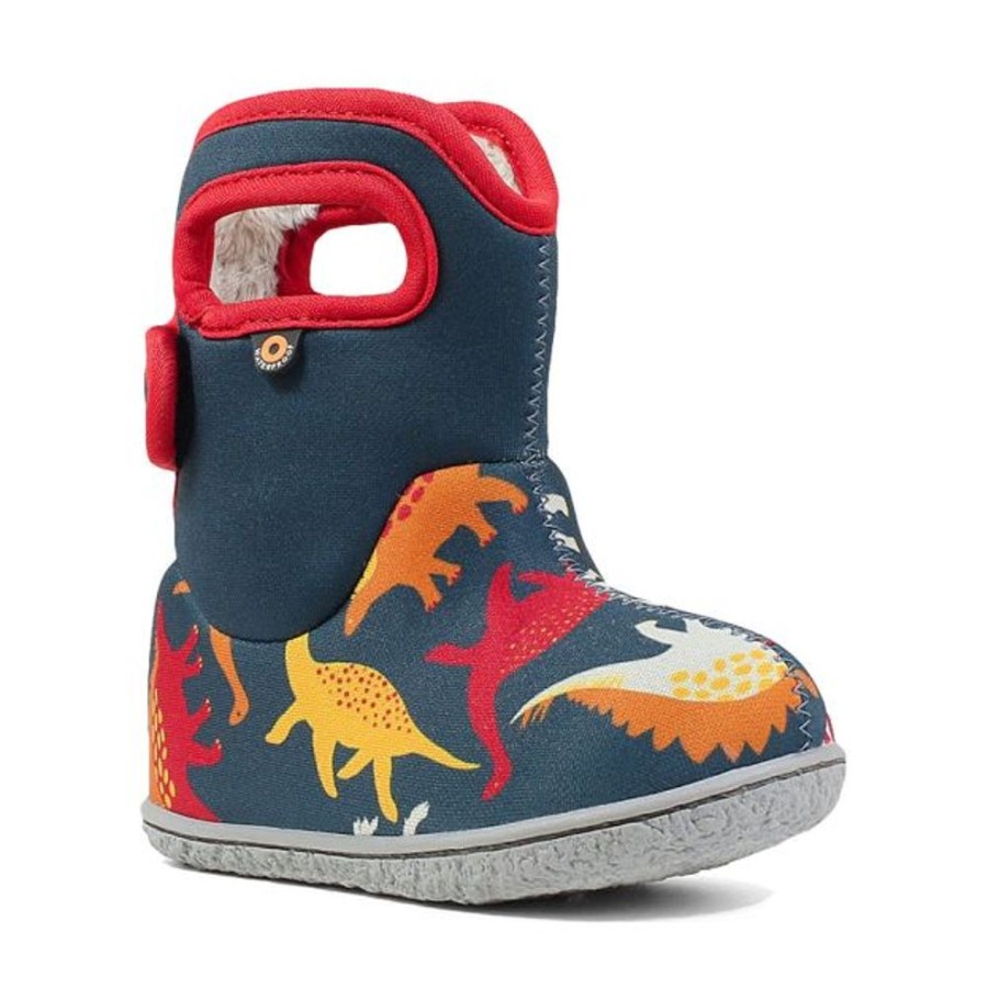 Kids Bogs Boots | Baby Bogs Dino Indigo Multi