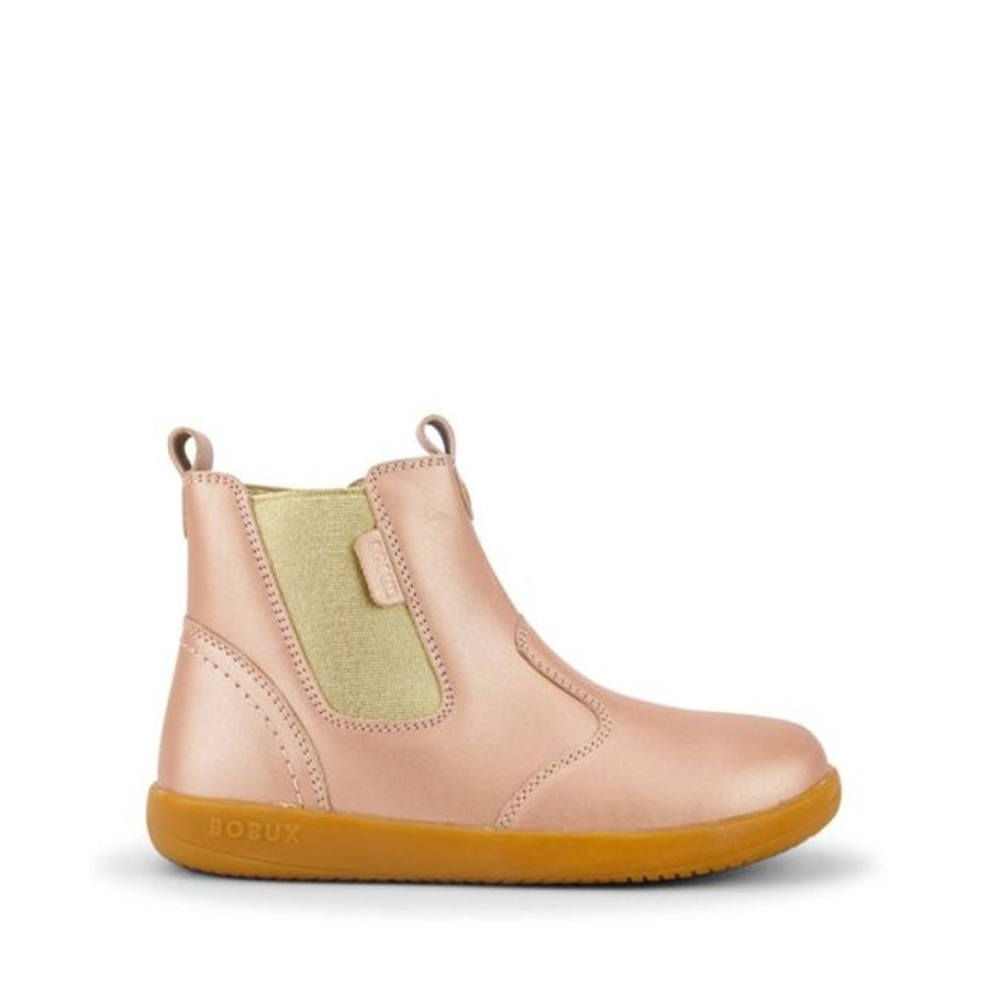 Kids Bobux Kid+ Boots | Bobux Kid+ Jodhpur Boot Rose Gold