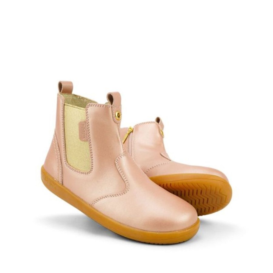 Kids Bobux Kid+ Boots | Bobux Kid+ Jodhpur Boot Rose Gold