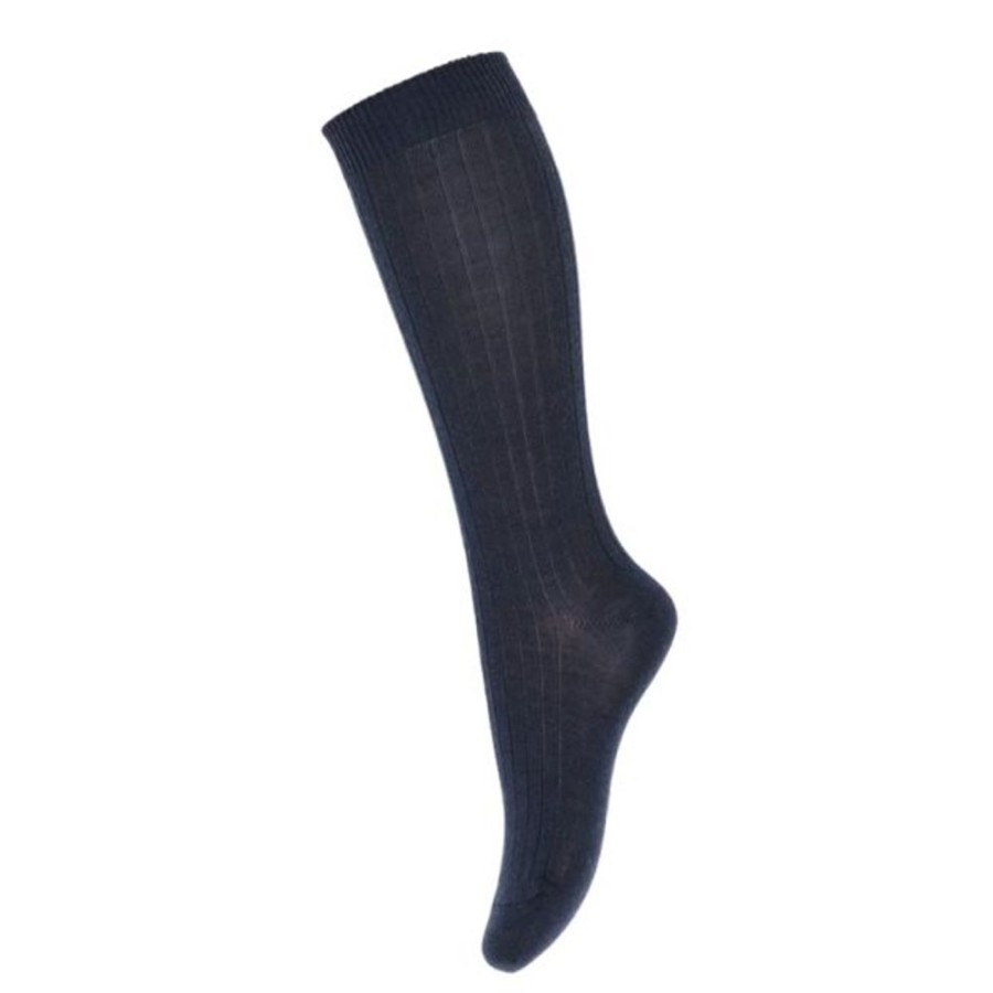 Accessories MP Denmark | Mp Denmark Wool Rich Selma Knee Socks Navy