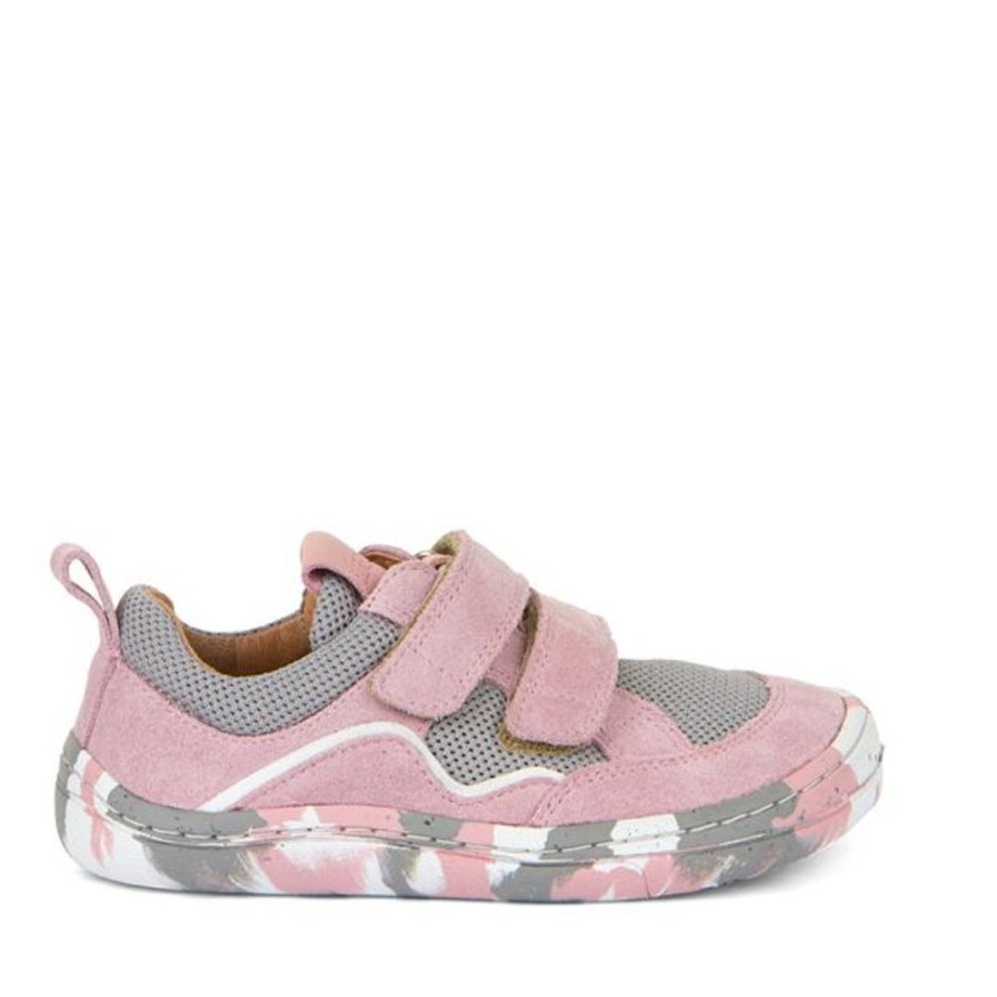 Kids Froddo Trainers | Froddo Barefoot Sports Shoe Grey Pink