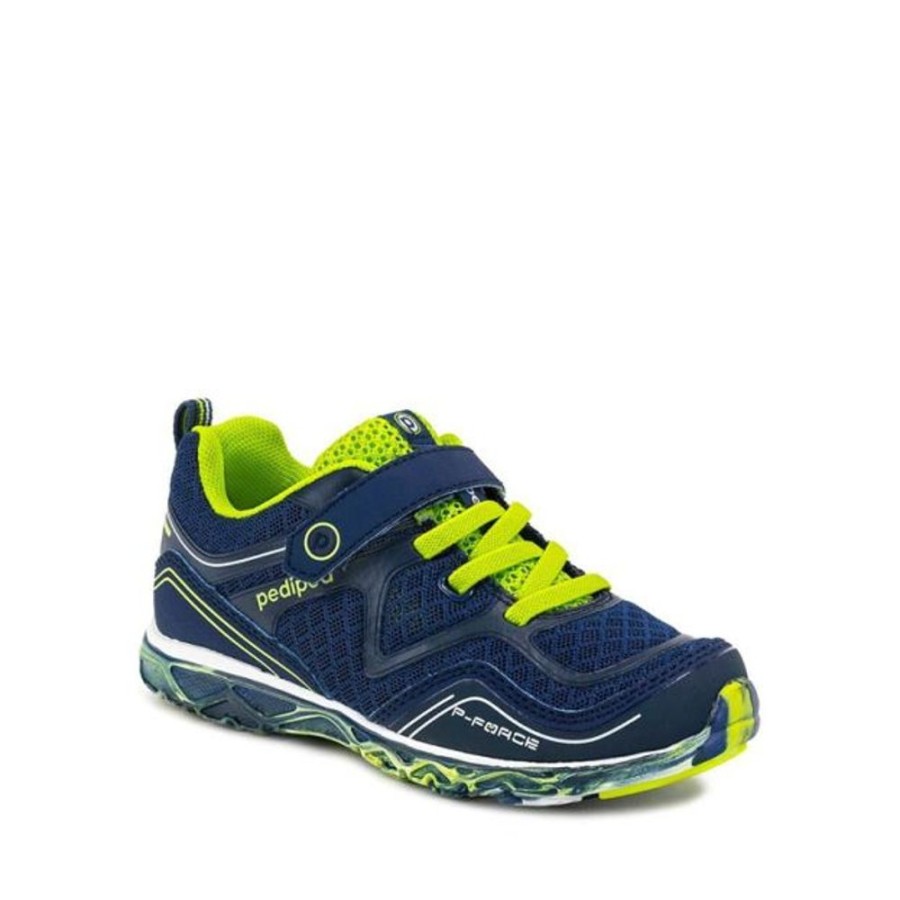 Kids Pediped Flex Trainers | Pediped Force Indigo