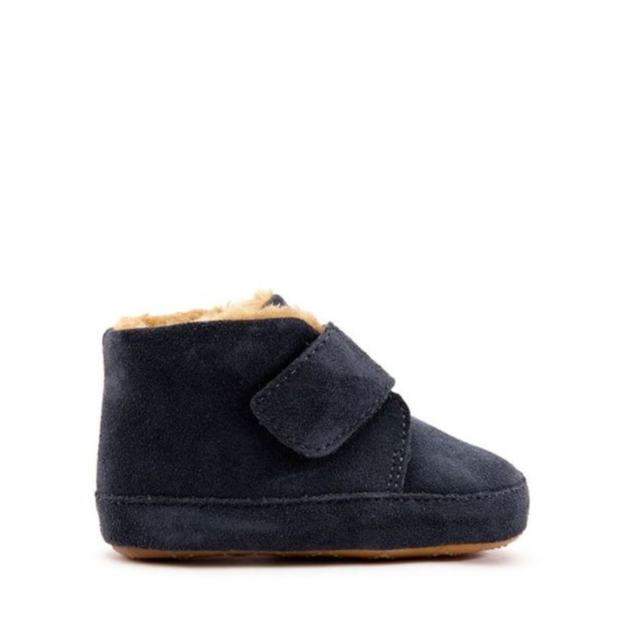 Kids Old Soles Pre-Walkers | Old Soles Shloofy Navy Suede