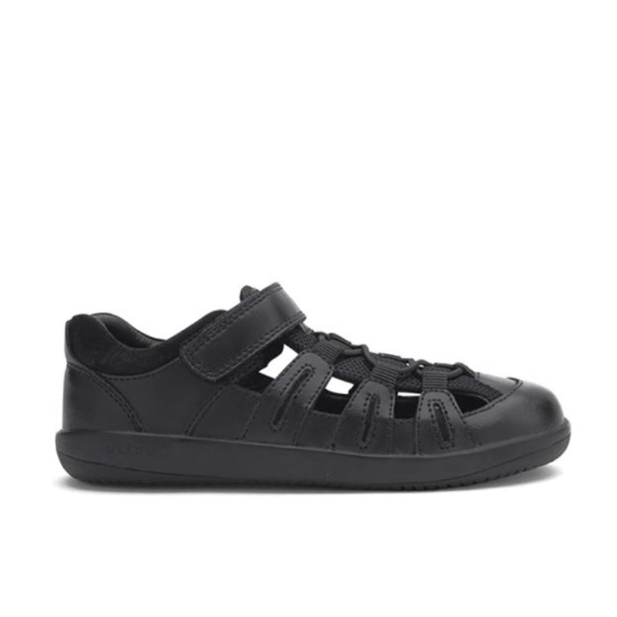 Kids Bobux Kid+ School | Bobux Rova School Sandals Black