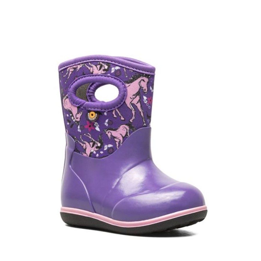 Kids Bogs Wellingtons | Baby Bogs Classic Wellingtons Unicorn Purple