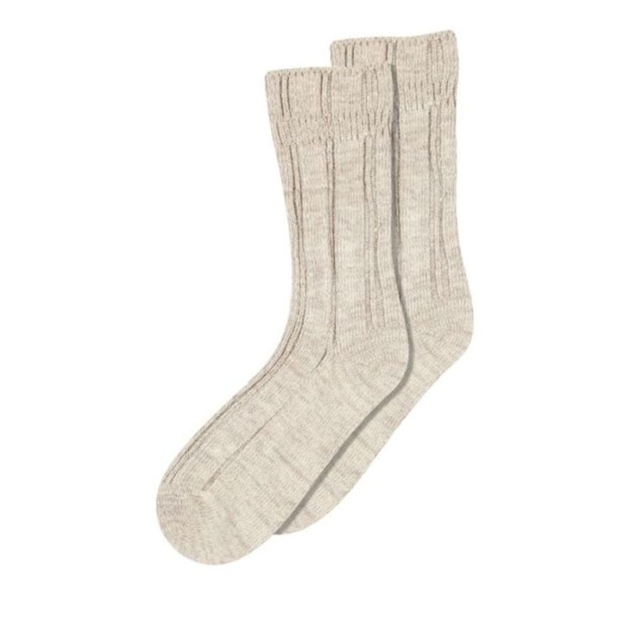 Accessories MP Denmark | Mp Denmark Ladies Wool Rich Ankle Socks Light Brown