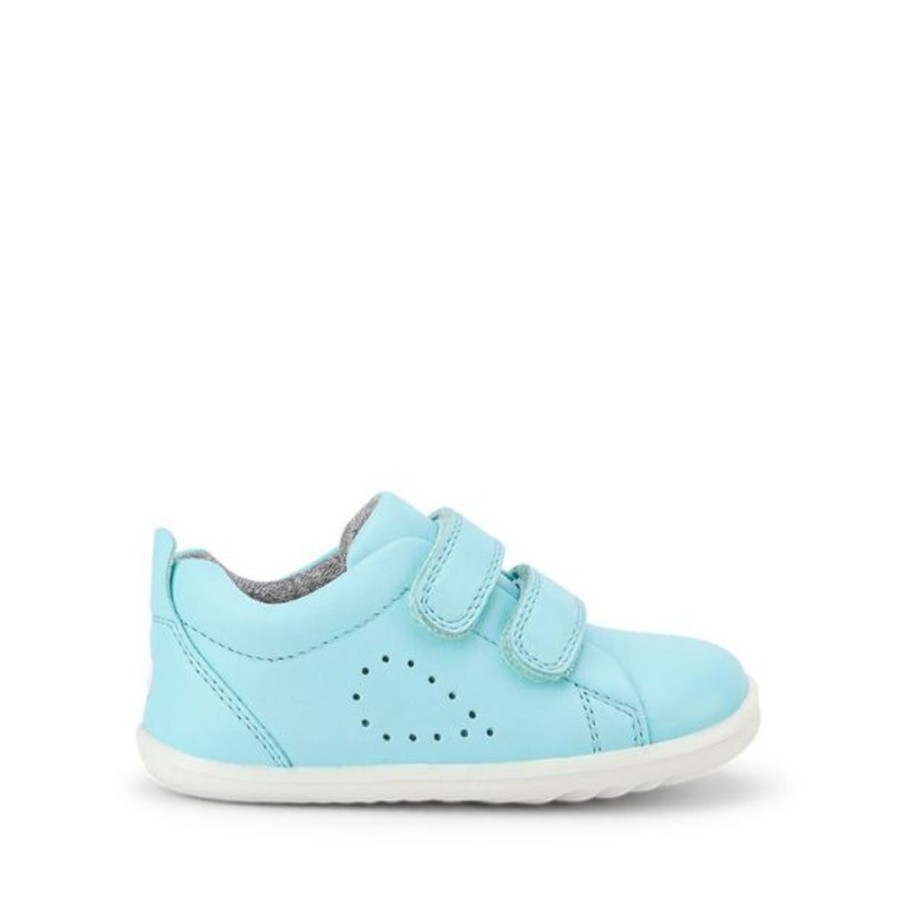 Kids Bobux Step Up Trainers | Bobux Su Grass Court Aqua