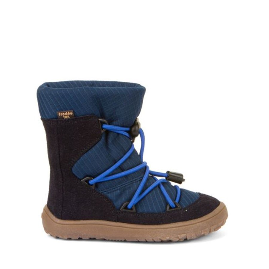 Kids Froddo Boots | Froddo Barefoot Waterproof Track Boots Dark Blue