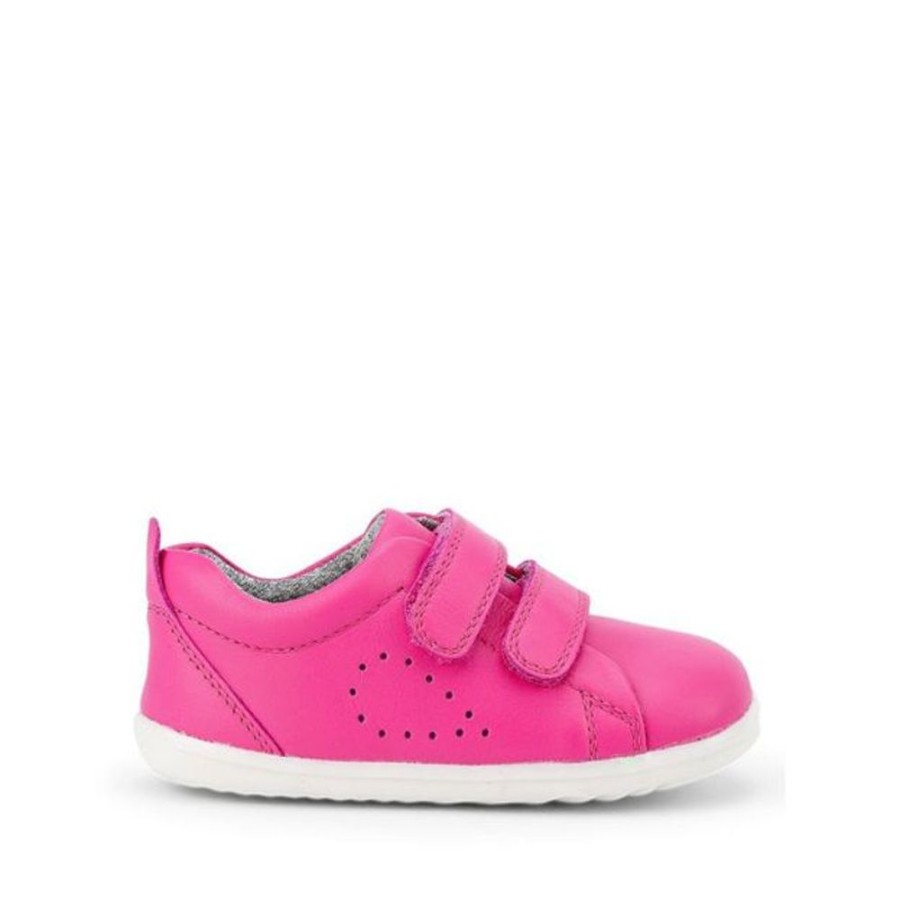 Kids Bobux Step Up Trainers | Bobux Su Grass Court Fuchsia