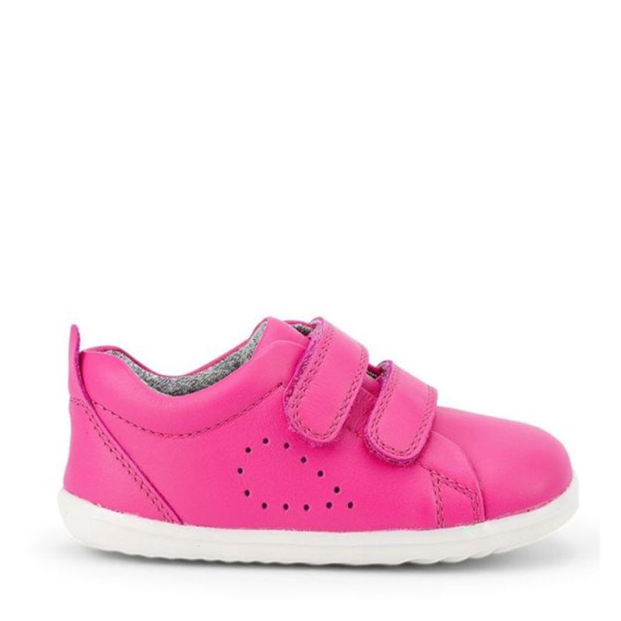 Kids Bobux Step Up Trainers | Bobux Su Grass Court Fuchsia