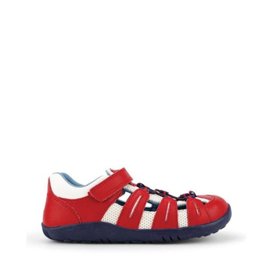 Kids Bobux i-Walk/Kid+ Sandals | Bobux Summit Sandal Red Navy