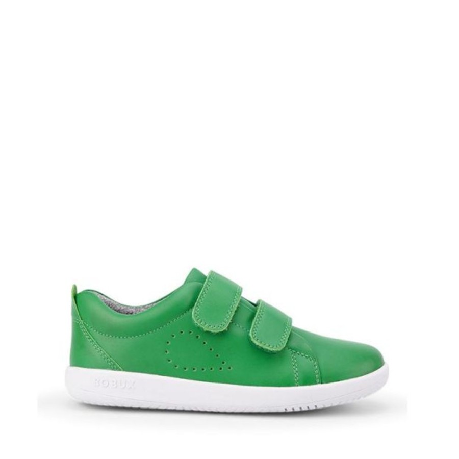 Kids Bobux Kid+ Trainers | Bobux Kid+ Grass Court Emerald