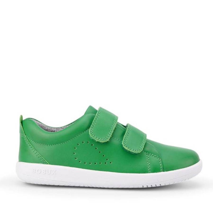 Kids Bobux Kid+ Trainers | Bobux Kid+ Grass Court Emerald