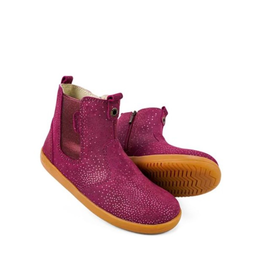 Kids Bobux Kid+ Boots | Bobux Kid+ Jodhpur Boot Boysenberry Starburst