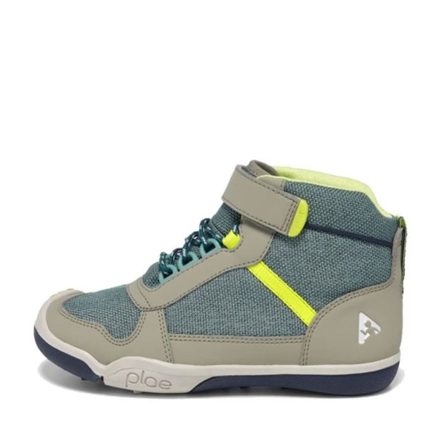 Kids Plae Trainers | Plae Kaiden Boots C-Beam Green