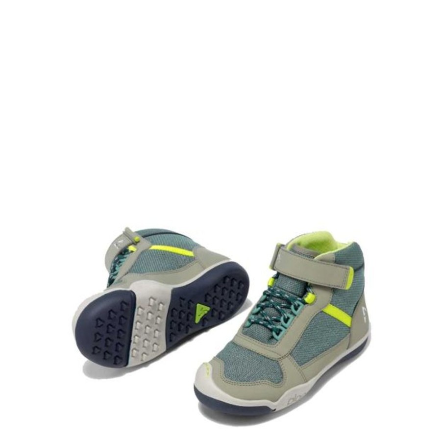 Kids Plae Trainers | Plae Kaiden Boots C-Beam Green