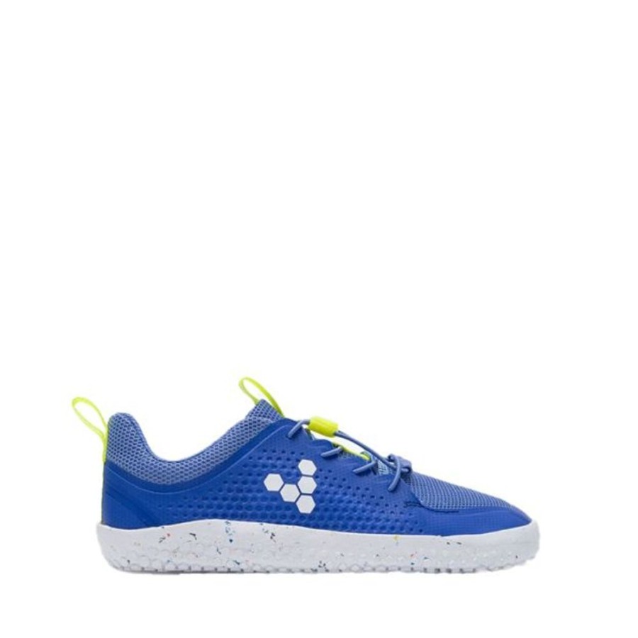 Kids VivoBarefoot Trainers | Vivobarefoot Juniors Primus Iii Trainers Vivid Blue