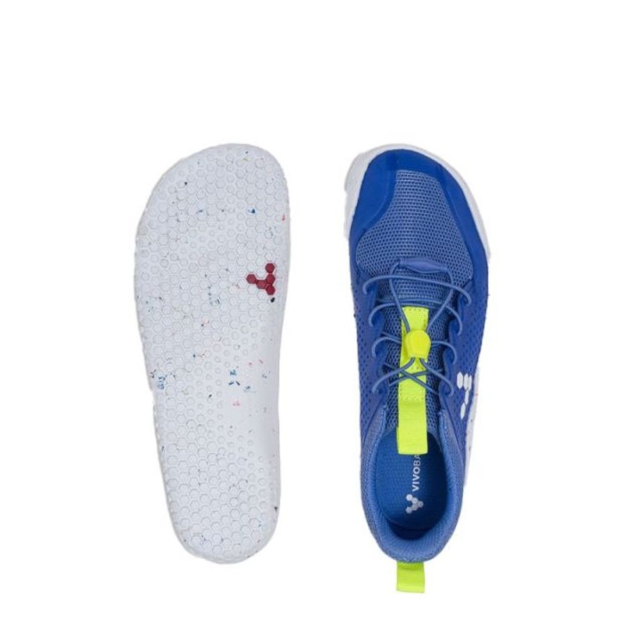 Kids VivoBarefoot Trainers | Vivobarefoot Juniors Primus Iii Trainers Vivid Blue