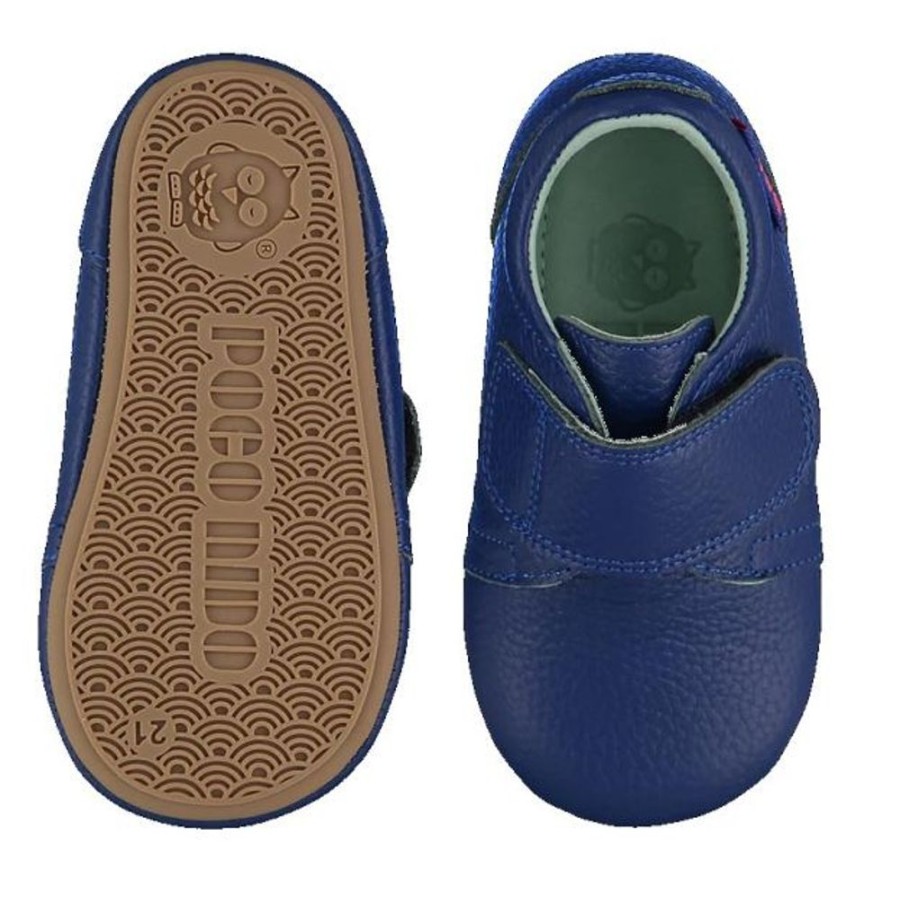 Kids Poco Nido First Shoes | Poco Nido Ink Blue Strap Shoe