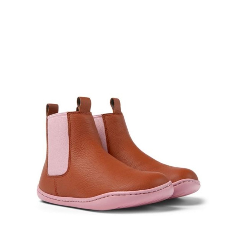 Kids Camper Boots | Camper Kids Peu Chelsea Boots Red