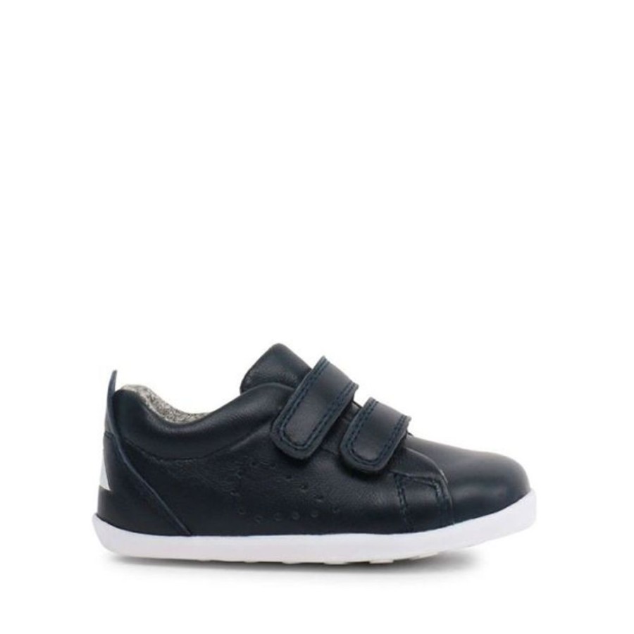 Kids Bobux Step Up Trainers | Bobux Su Grass Court Navy