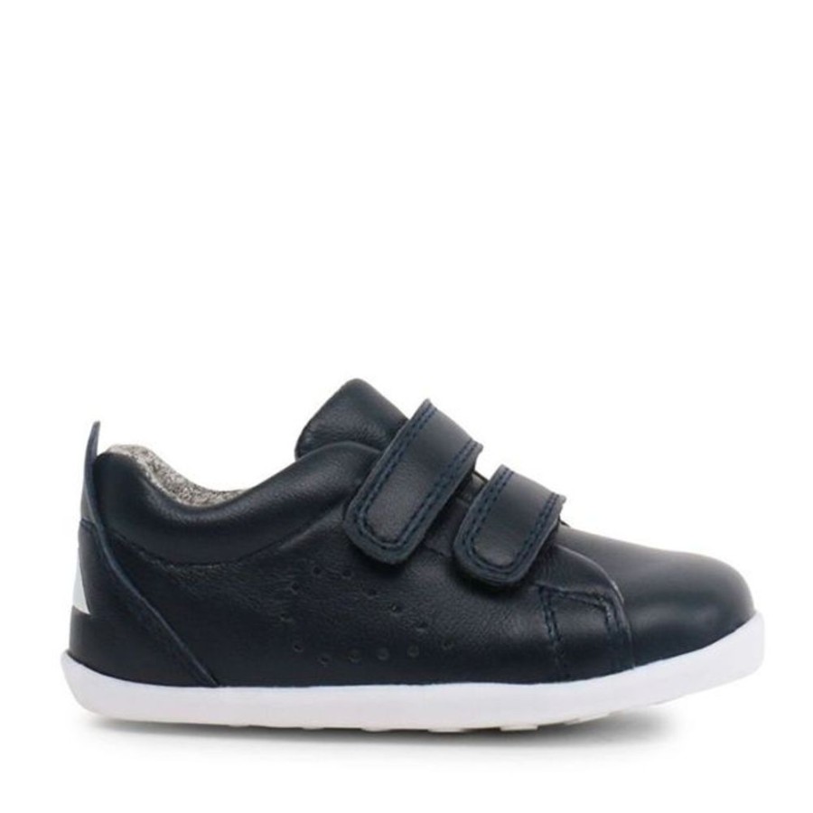 Kids Bobux Step Up Trainers | Bobux Su Grass Court Navy