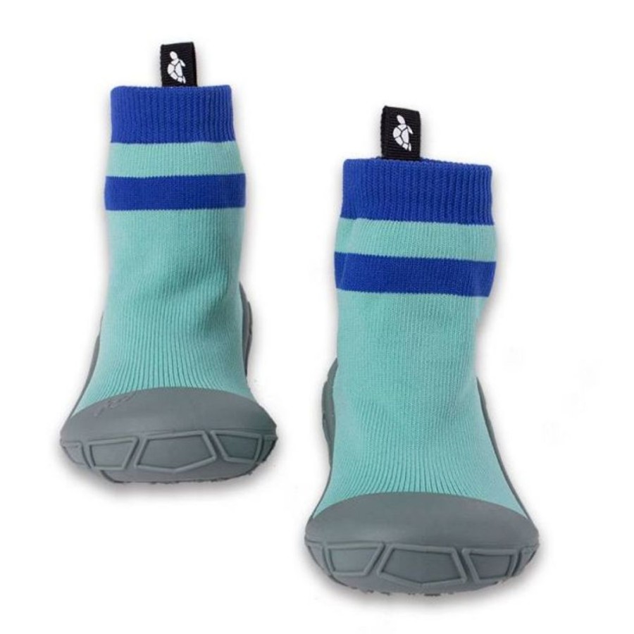 Kids Turtl Tots Water Shoes | Turtl Socks In A Shell Aqua