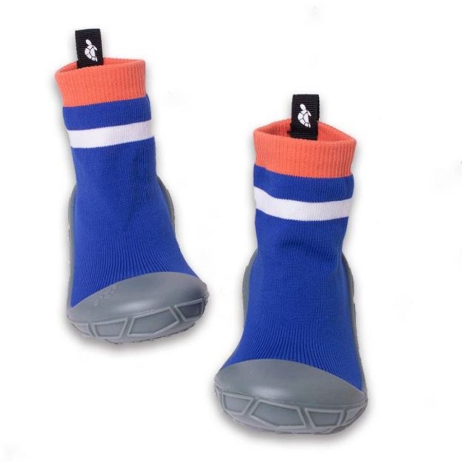 Kids Turtl Tots Water Shoes | Turtl Socks In A Shell Blue