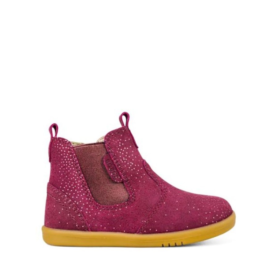 Kids Bobux i-Walk Boots | Bobux I-Walk Jodhpur Boot Boysenberry Starburst