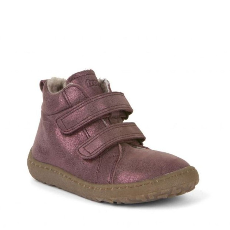 Kids Froddo Boots | Froddo Barefoot Sheepskin Lined Boots Pink