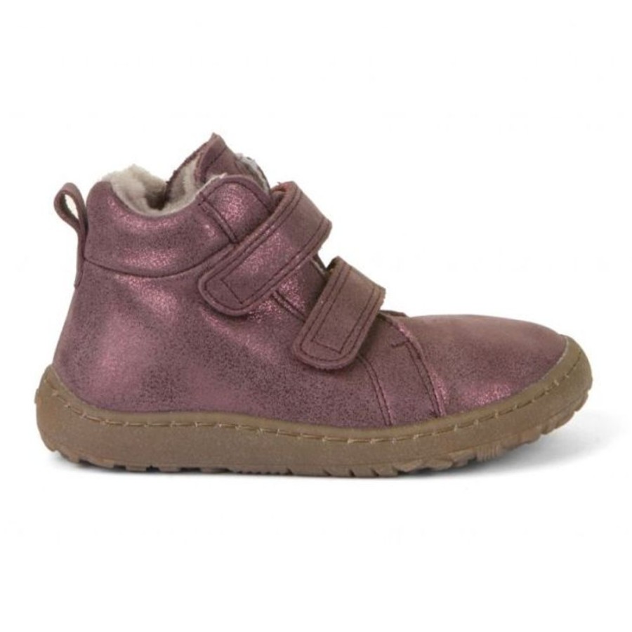 Kids Froddo Boots | Froddo Barefoot Sheepskin Lined Boots Pink