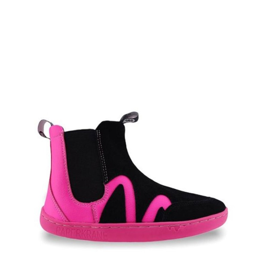 Kids PaperKrane Shoes | Paperkrane Pink Wave Boots