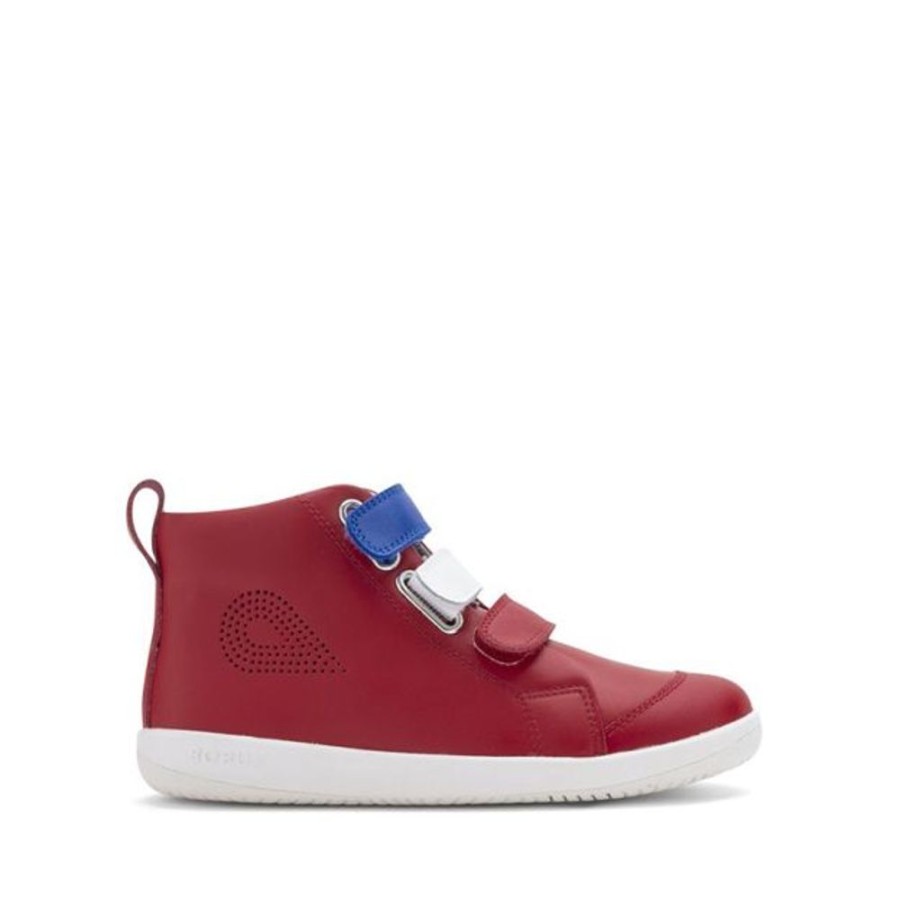 Kids Bobux Kid+ Boots | Bobux Kid+ Hi Court Switch Red