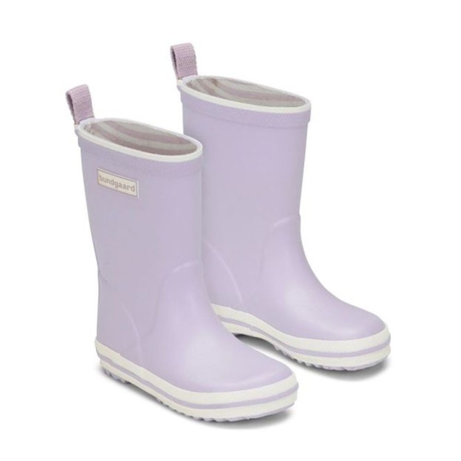 Kids Bundgaard Wellingtons | Bundgaard Kids Classic Charly High Wellingtons Dusty Lavender