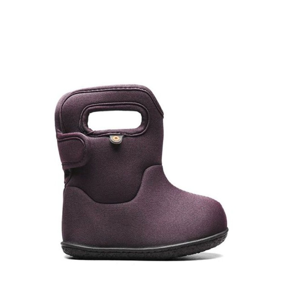 Kids Bogs Boots | Baby Bogs Solid Plum