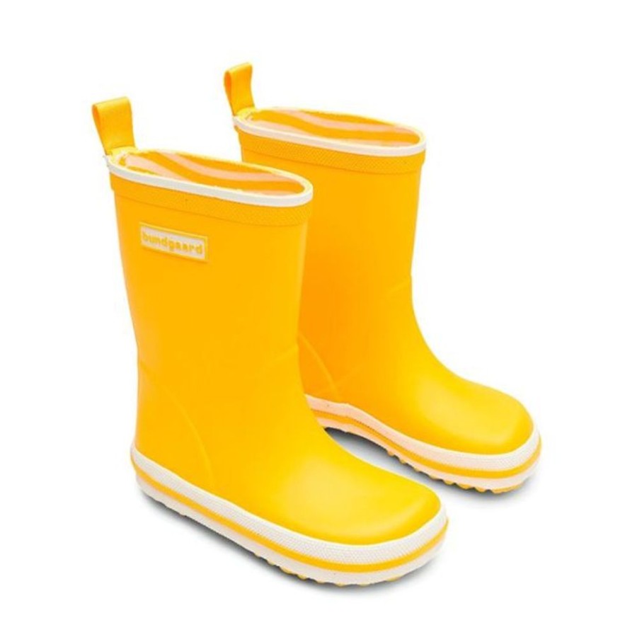 Kids Bundgaard Wellingtons | Bundgaard Kids Classic Charly High Wellingtons Sunflower