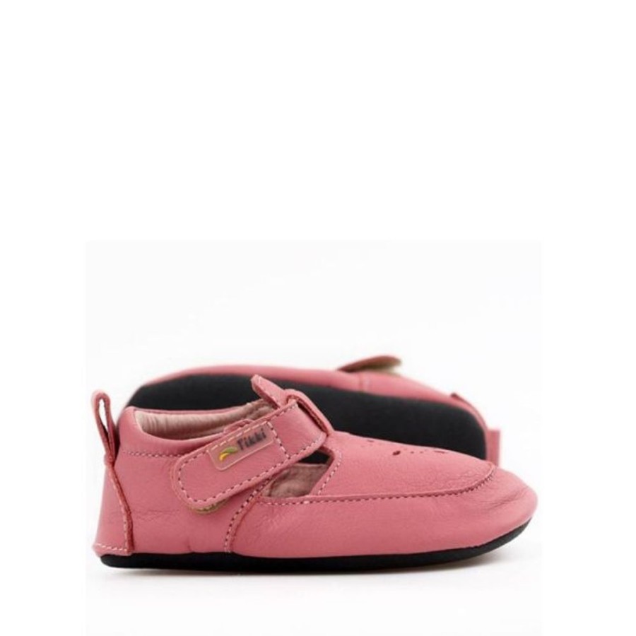 Kids Tikki Pre-Walkers | Tikki Kids Pouf Shoes Orchid Leather