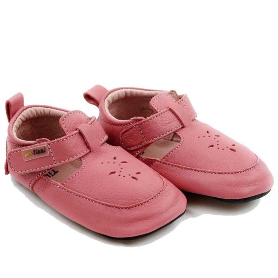 Kids Tikki Pre-Walkers | Tikki Kids Pouf Shoes Orchid Leather