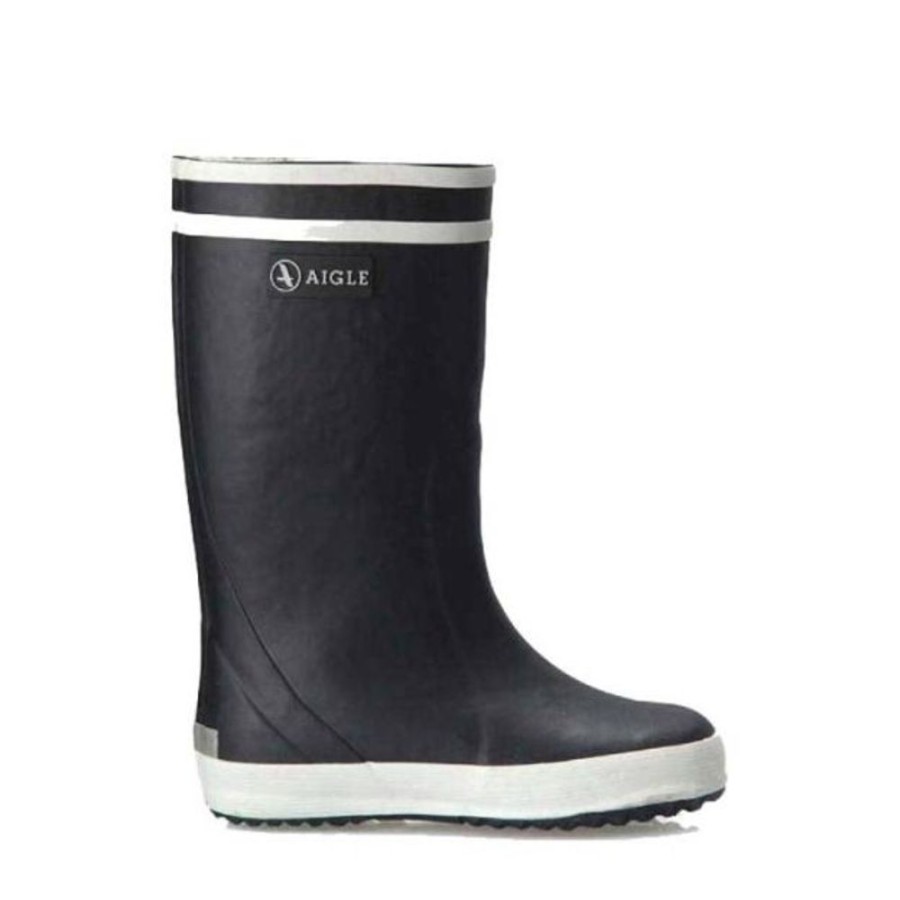 Kids Aigle Wellingtons | Aigle Kids Lolly Pop Fur Welly Navy