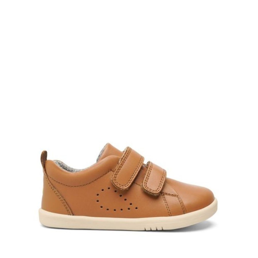 Kids Bobux i-Walk Trainers | Bobux I-Walk Grass Court Caramel